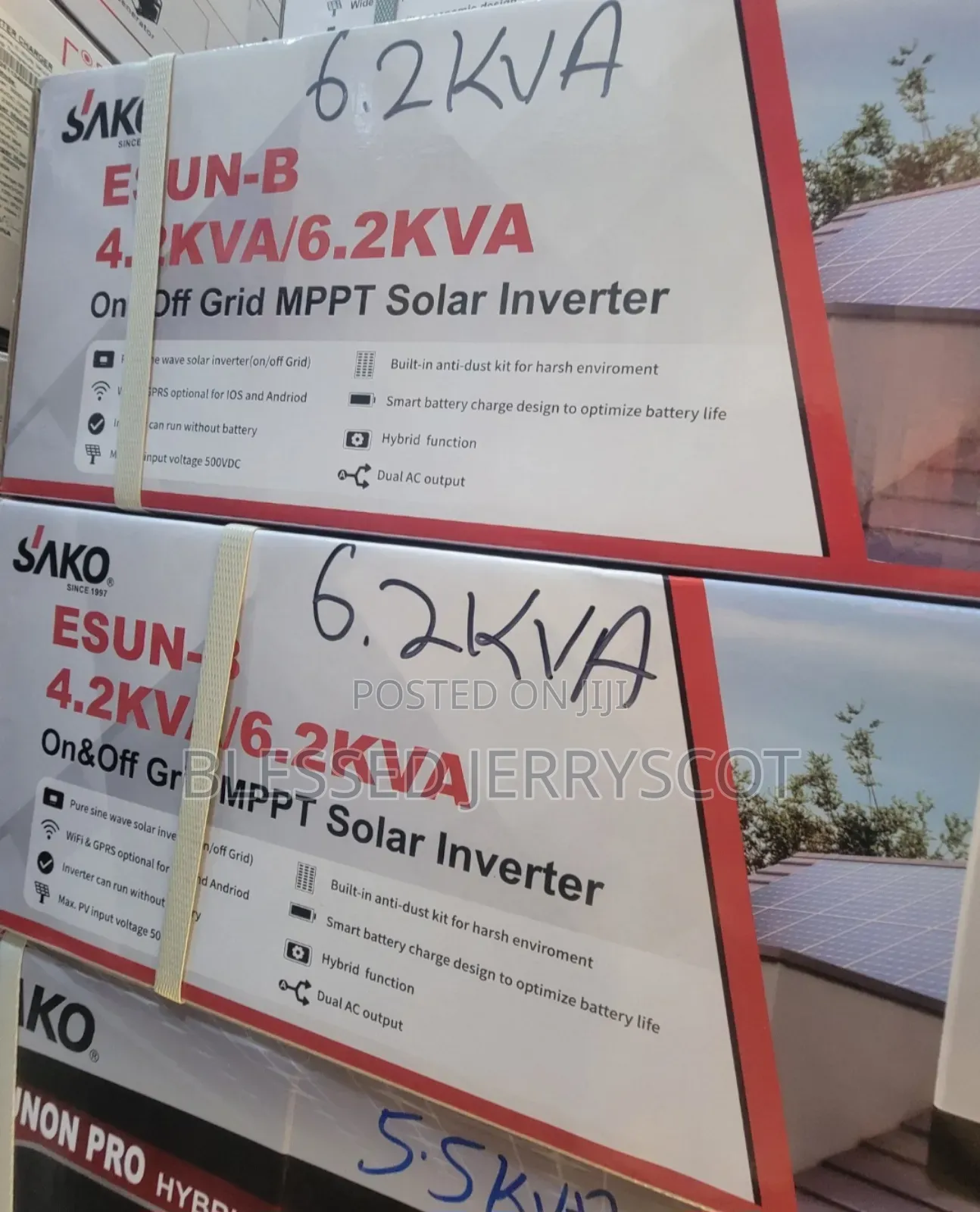 Sako 6.2kva 48v Hybrid Solar Inverters Available in Stock.