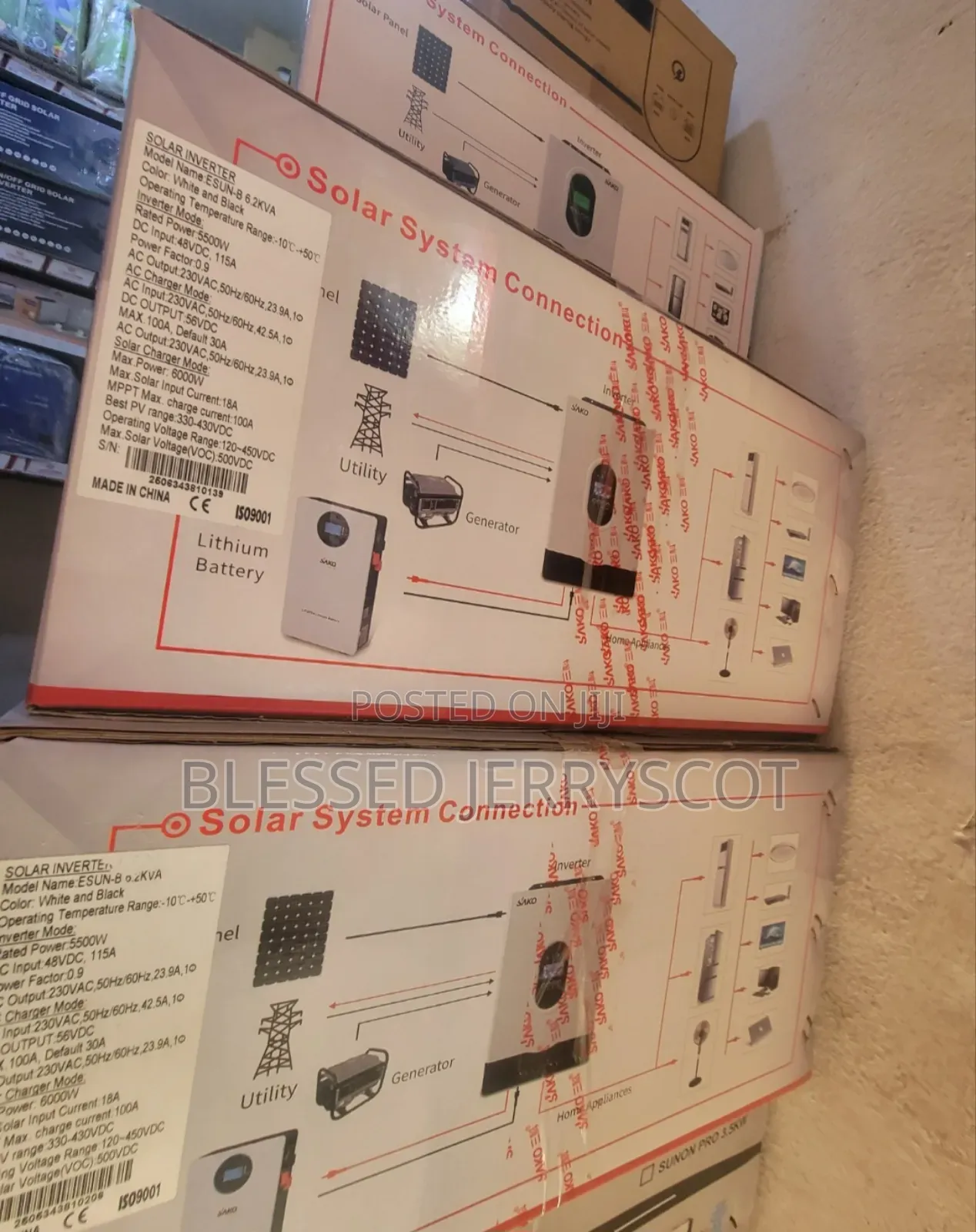 Sako 6.2kva 48v Hybrid Solar Inverters Available in Stock.
