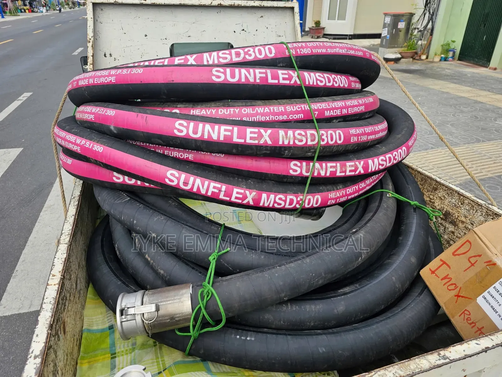 4" X 50ft Suction and Discharge Hose C/W Camlock Coupling