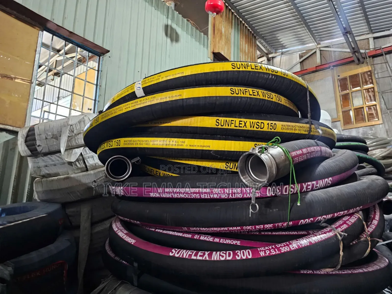 4" X 50ft Suction and Discharge Hose C/W Camlock Coupling