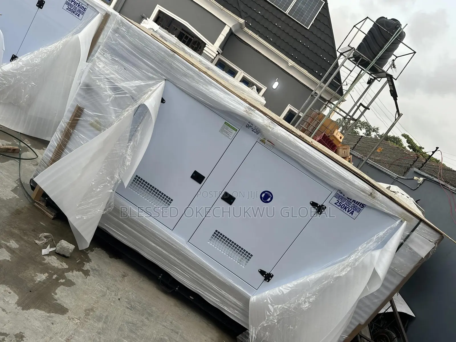 Sp250kva Perkins Soundproof Generator Direct Stamford Uk