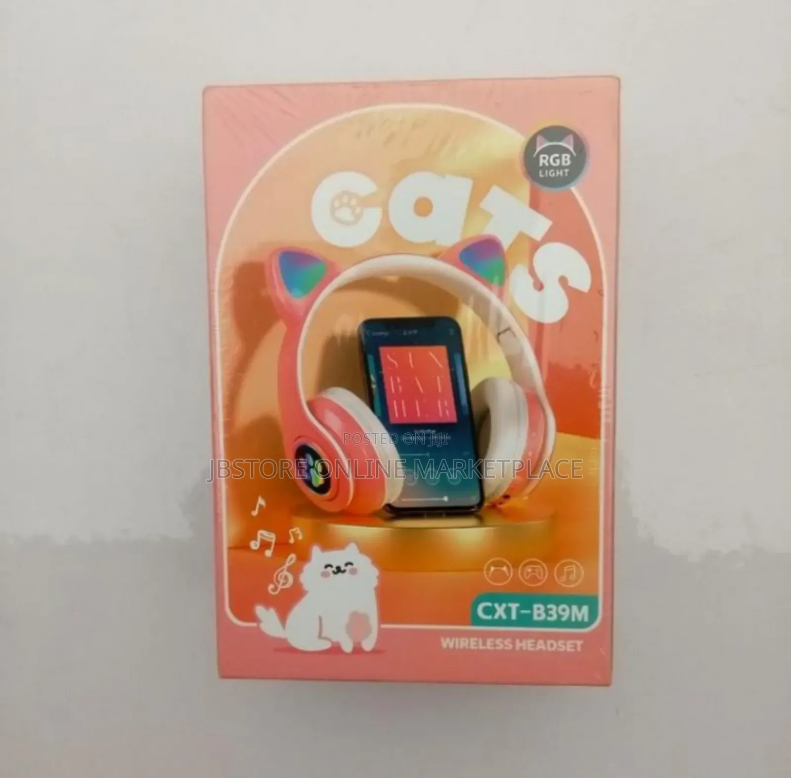Cat Headset Flashing Led Cute Cat Headset Fashion