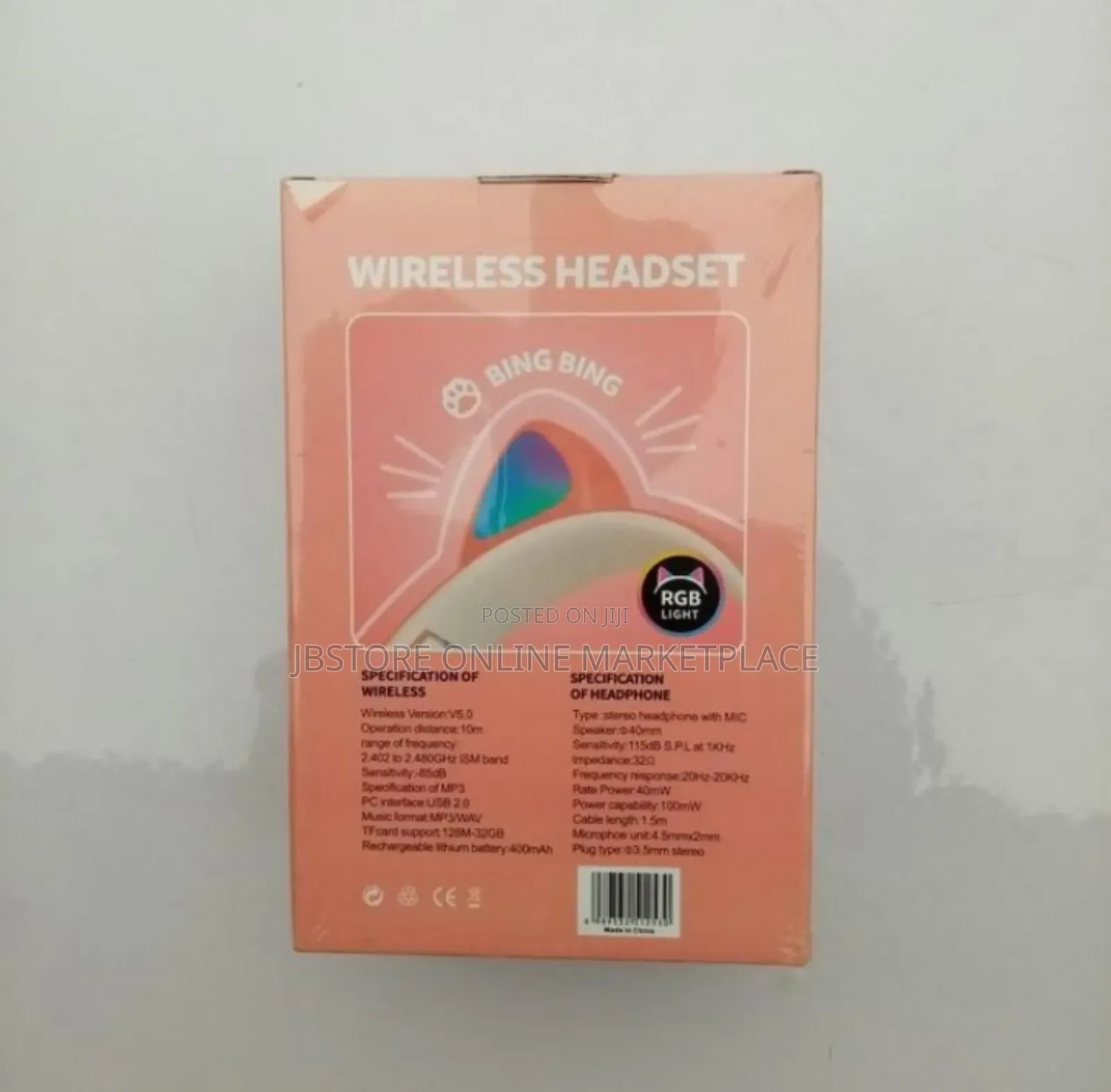 Cat Headset Flashing Led Cute Cat Headset Fashion