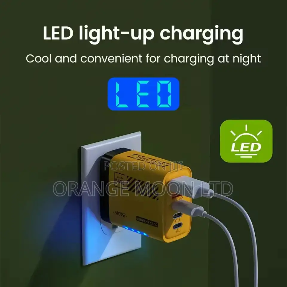 5 Ports 240w 3.0 Type-C Usb C Fast Charging Charger