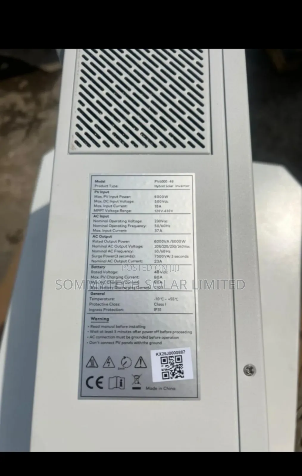 6.2kva -48v Hybrid Inverter