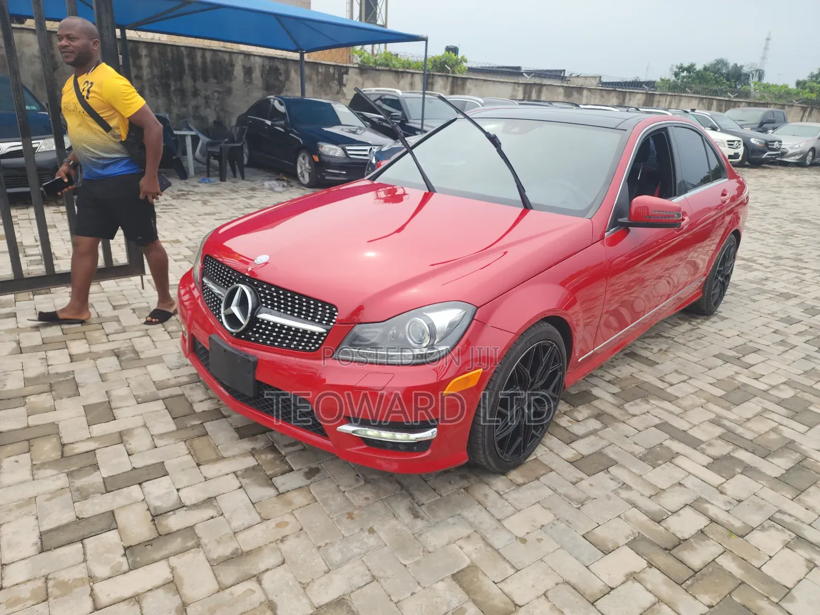 Mercedes-Benz C300 Luxury 4Matic Sedan AWD (3.5L 6cyl 7A) 2013 Red