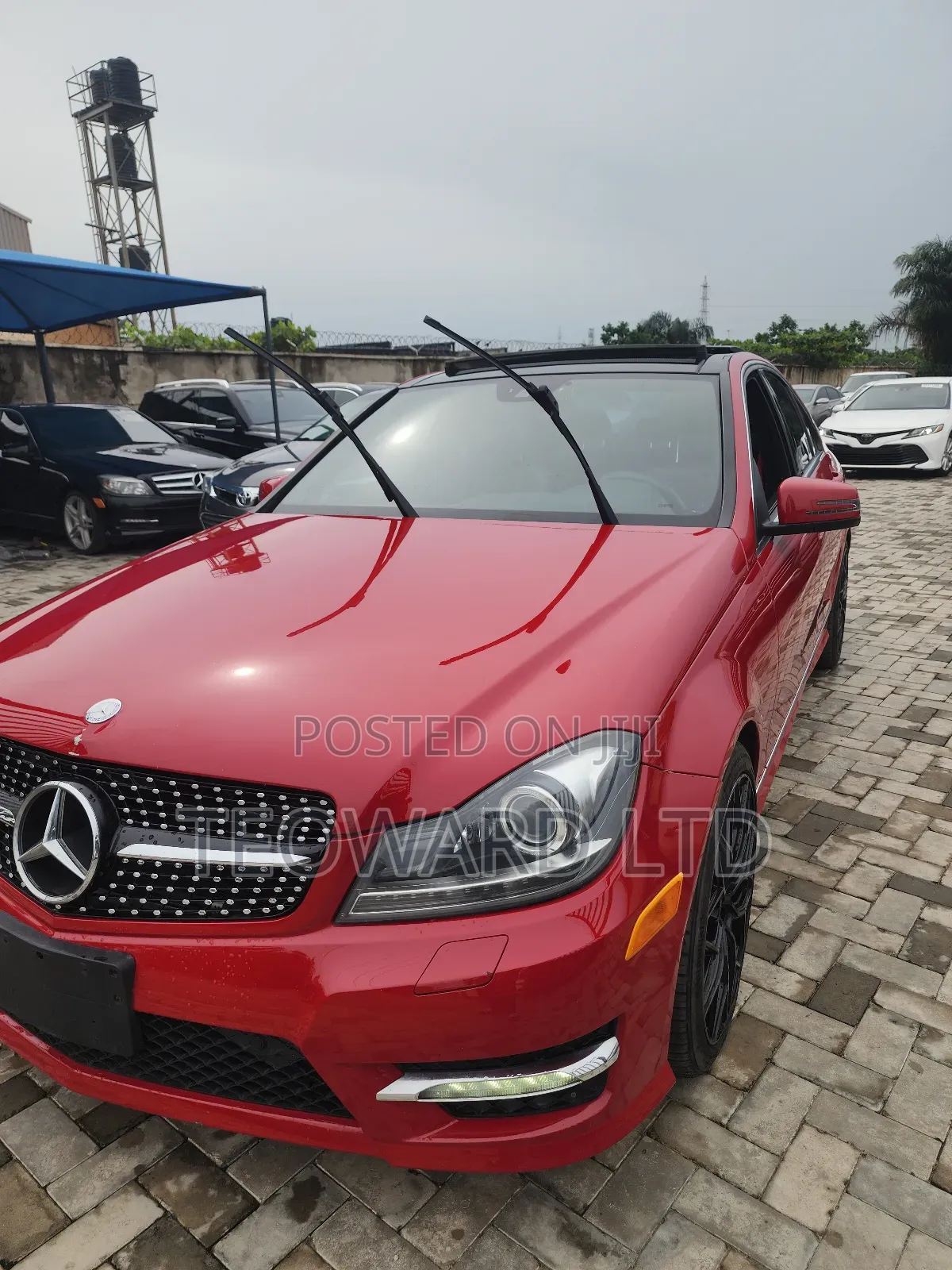 Mercedes-Benz C300 Luxury 4Matic Sedan AWD (3.5L 6cyl 7A) 2013 Red