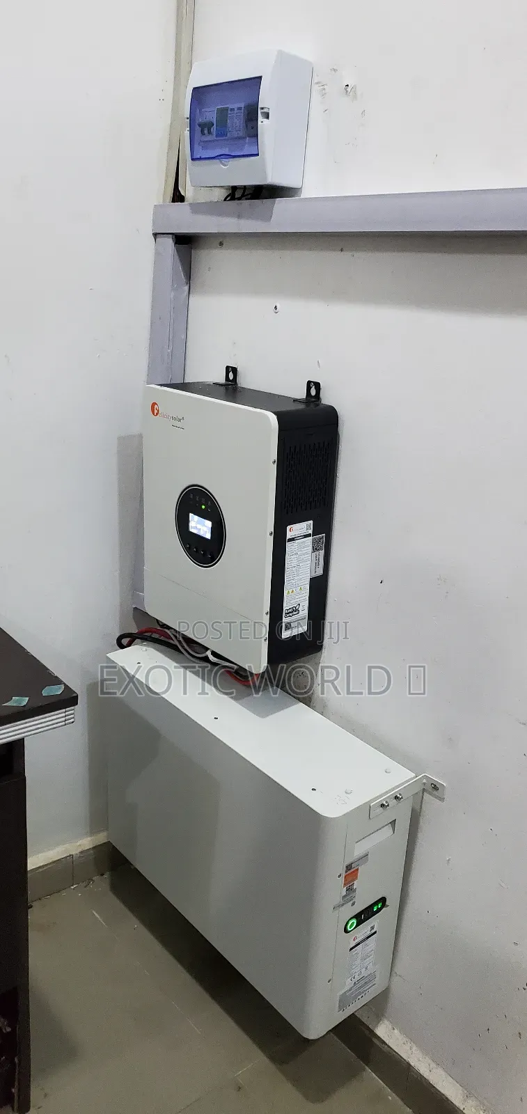 5kva Felicity Solar Inverter + 5kwh Lithium Battery Installation