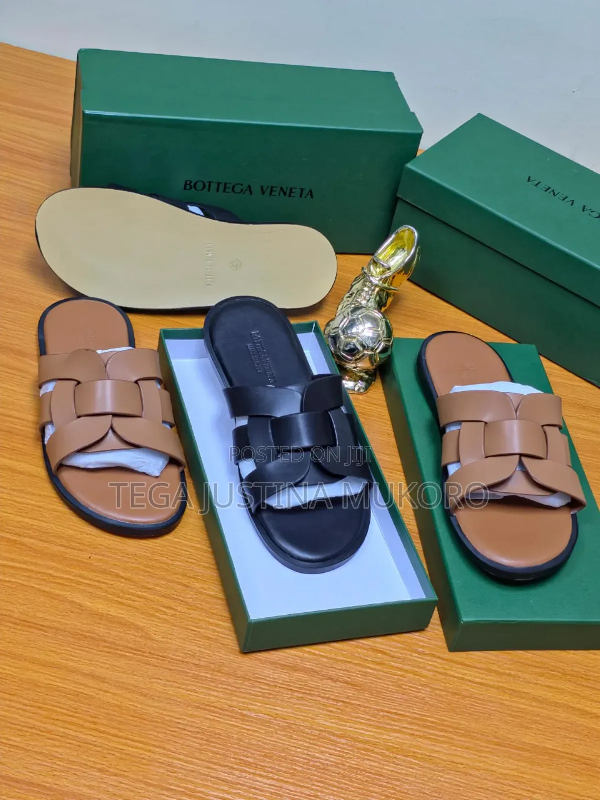 High Quality Bottega Veneta Men's Pam Slippers