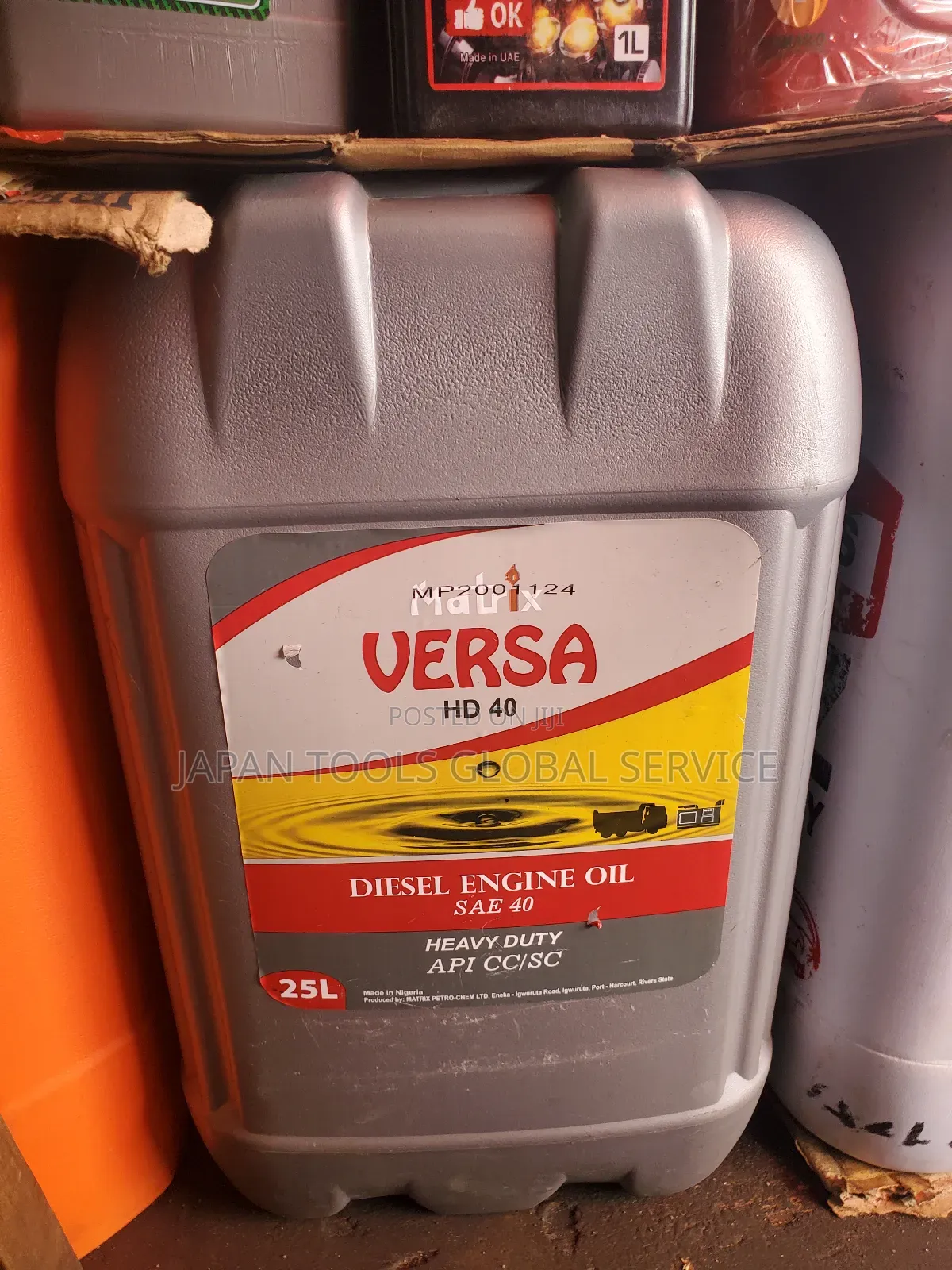 Versa Hd 40 Diesel Engine Oil (Sae 40) 25l