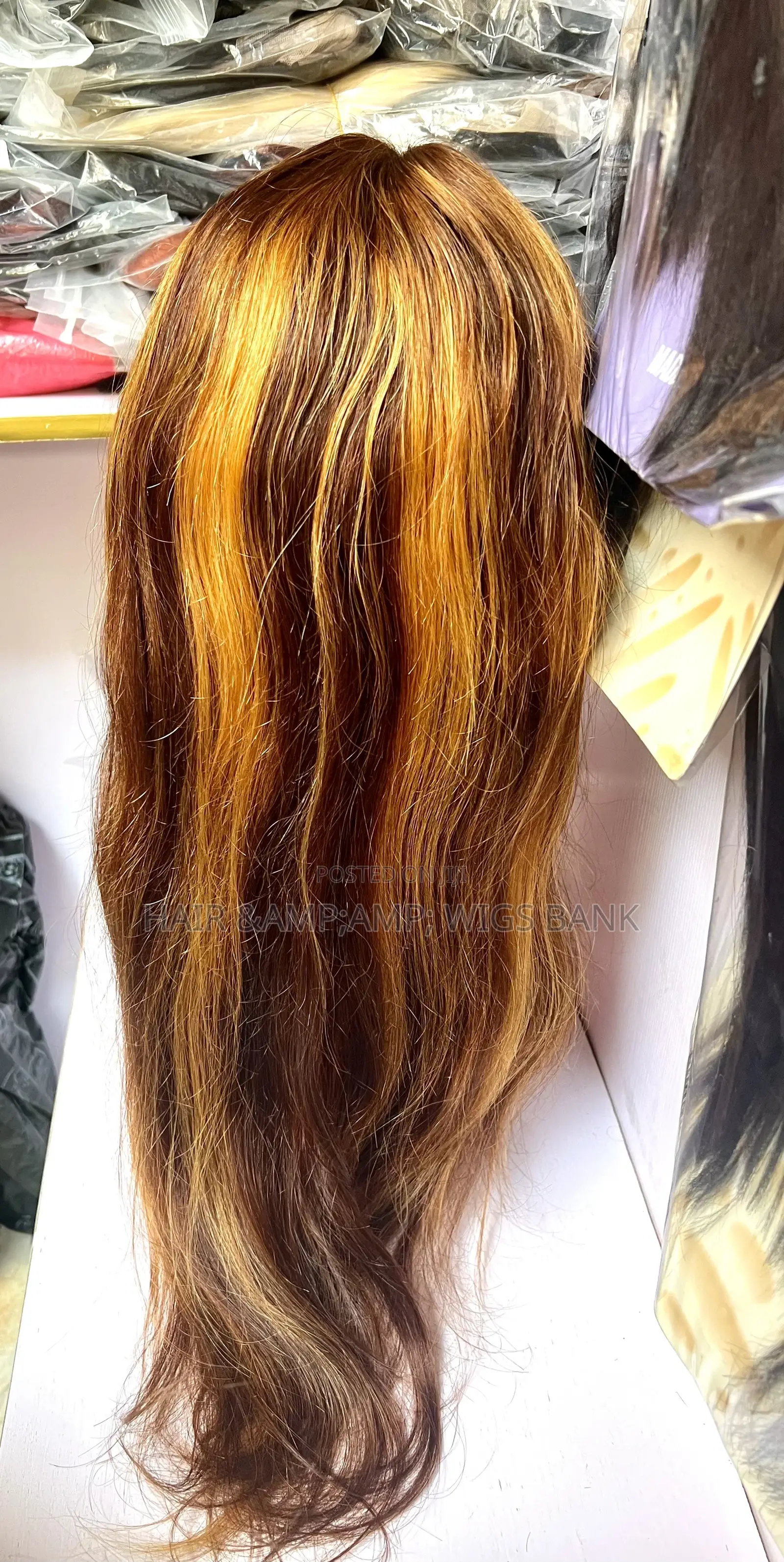 Quality 22 Inches Straight Wig With Frontal/ Other Length Available