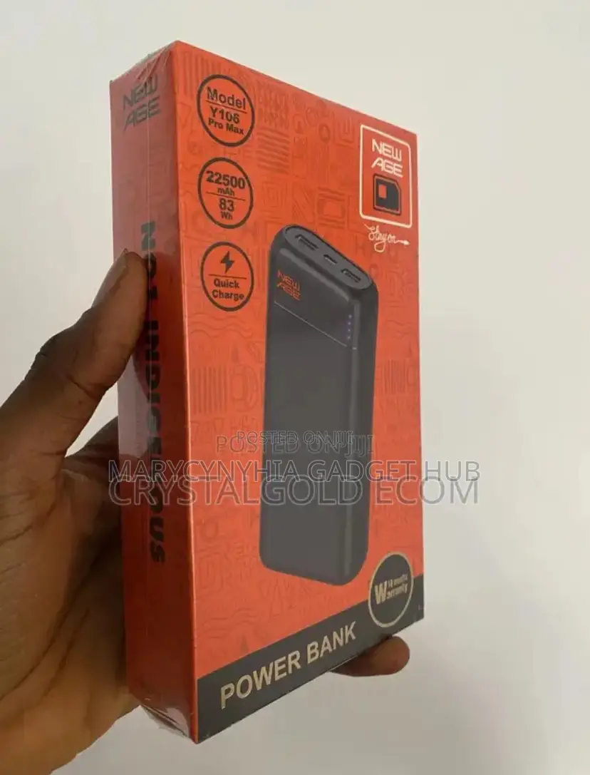 New Age 22500mah 83wh Y106 Pro Max
