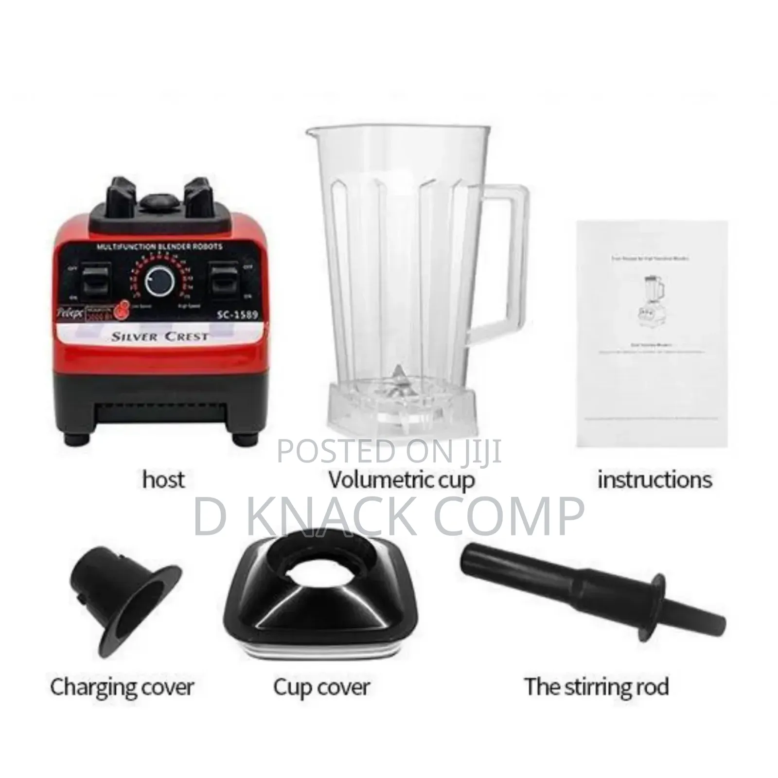 Silver Crest Silvercrest 2l Industrial 8500w Food Crusher Blender
