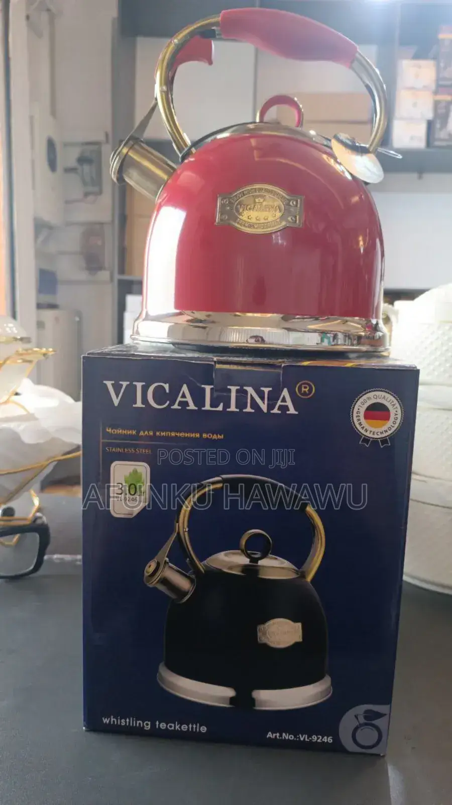 4l Vicalina Stainless Steel Kettle