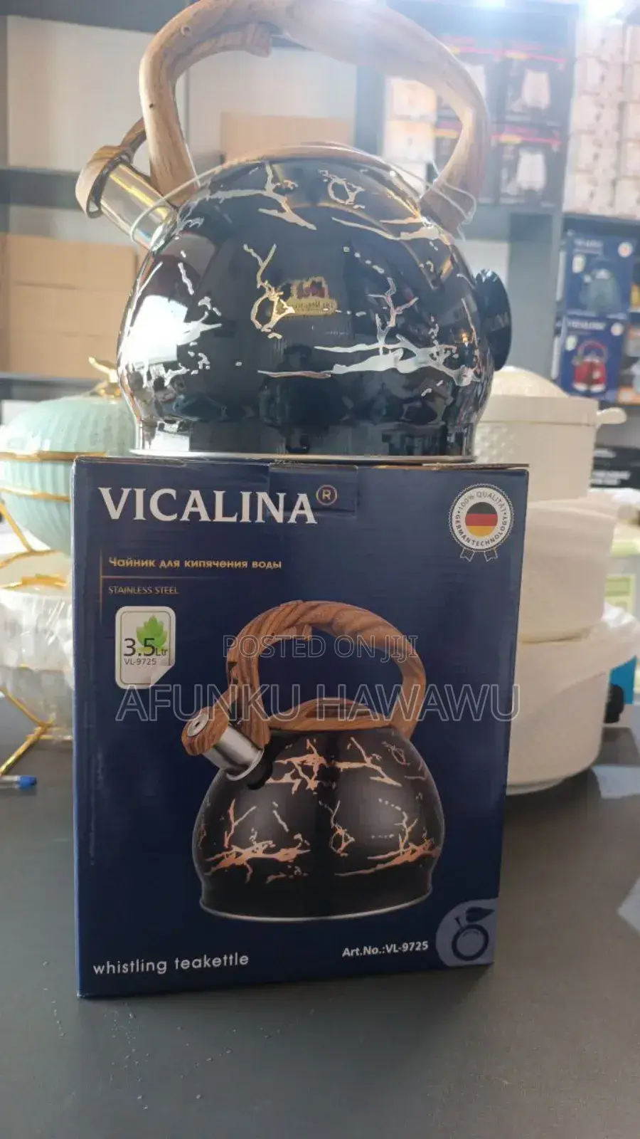 4l Vicalina Stainless Steel Kettle
