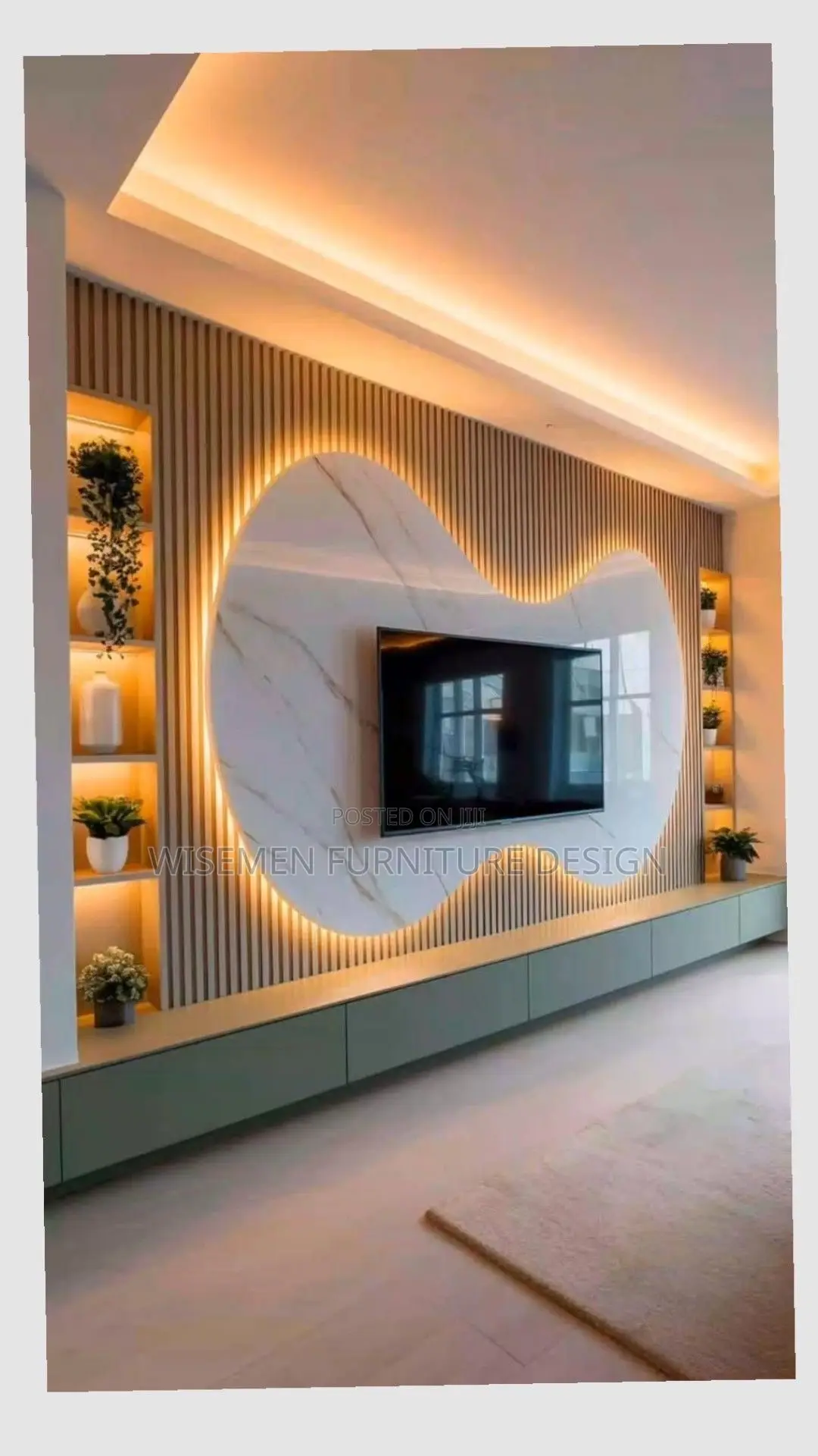 Luxury,Simple and Clean Tv Console