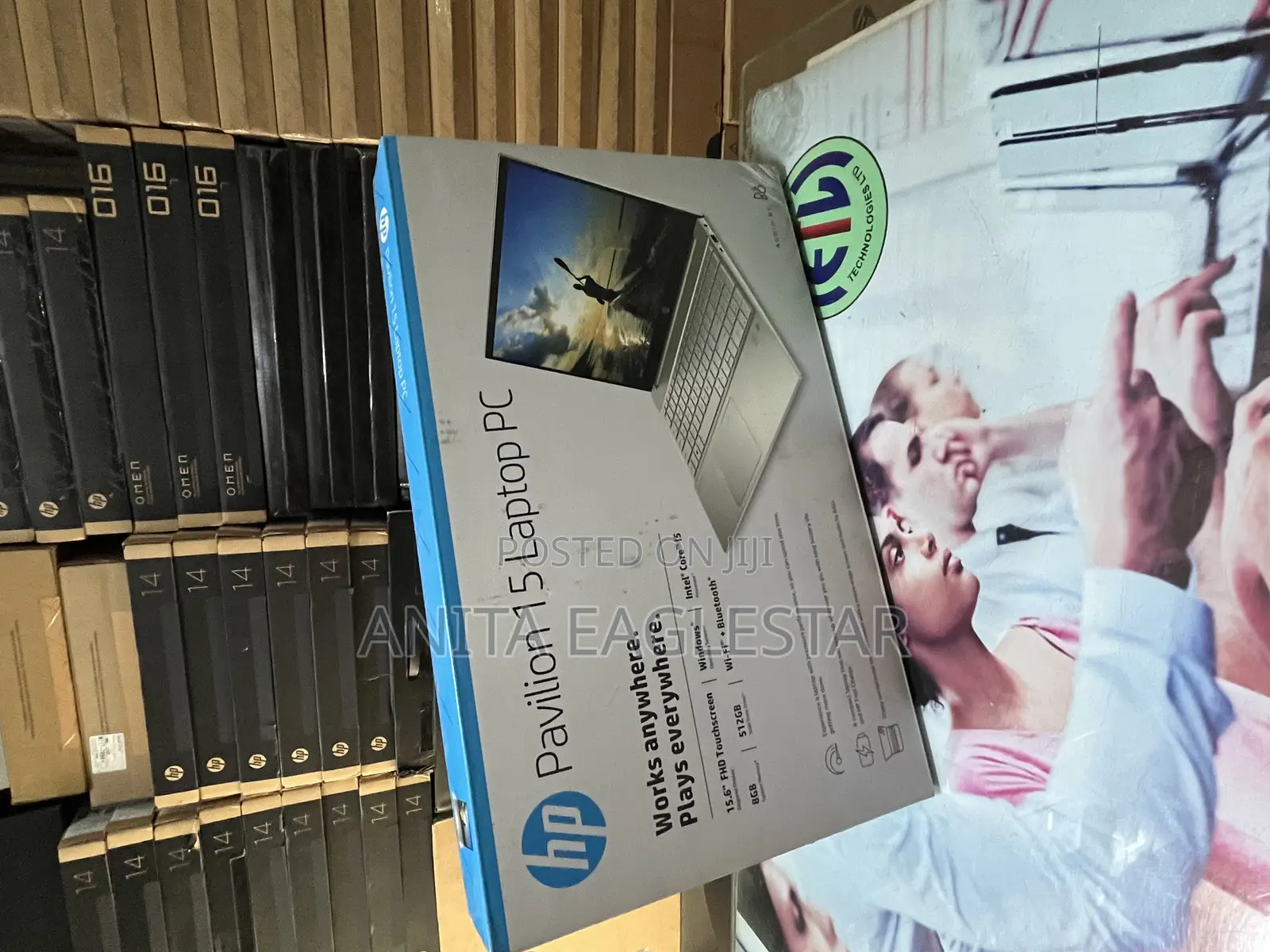 New Laptop HP Pavilion 15 8GB Intel Core i5 SSD 512GB