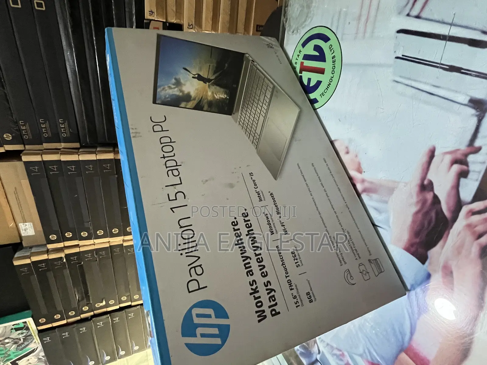New Laptop HP Pavilion 15 8GB Intel Core i5 SSD 512GB
