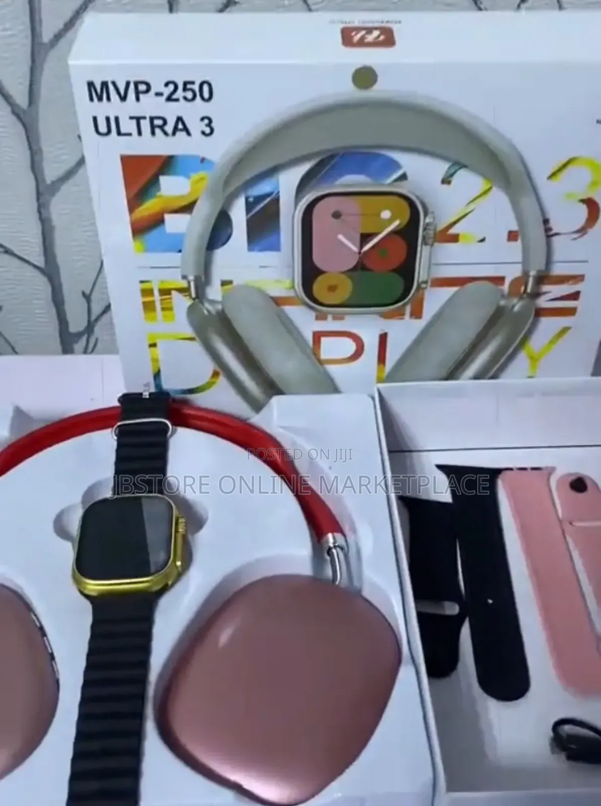 MVP-250 Ultra Smart Watch With Head Set