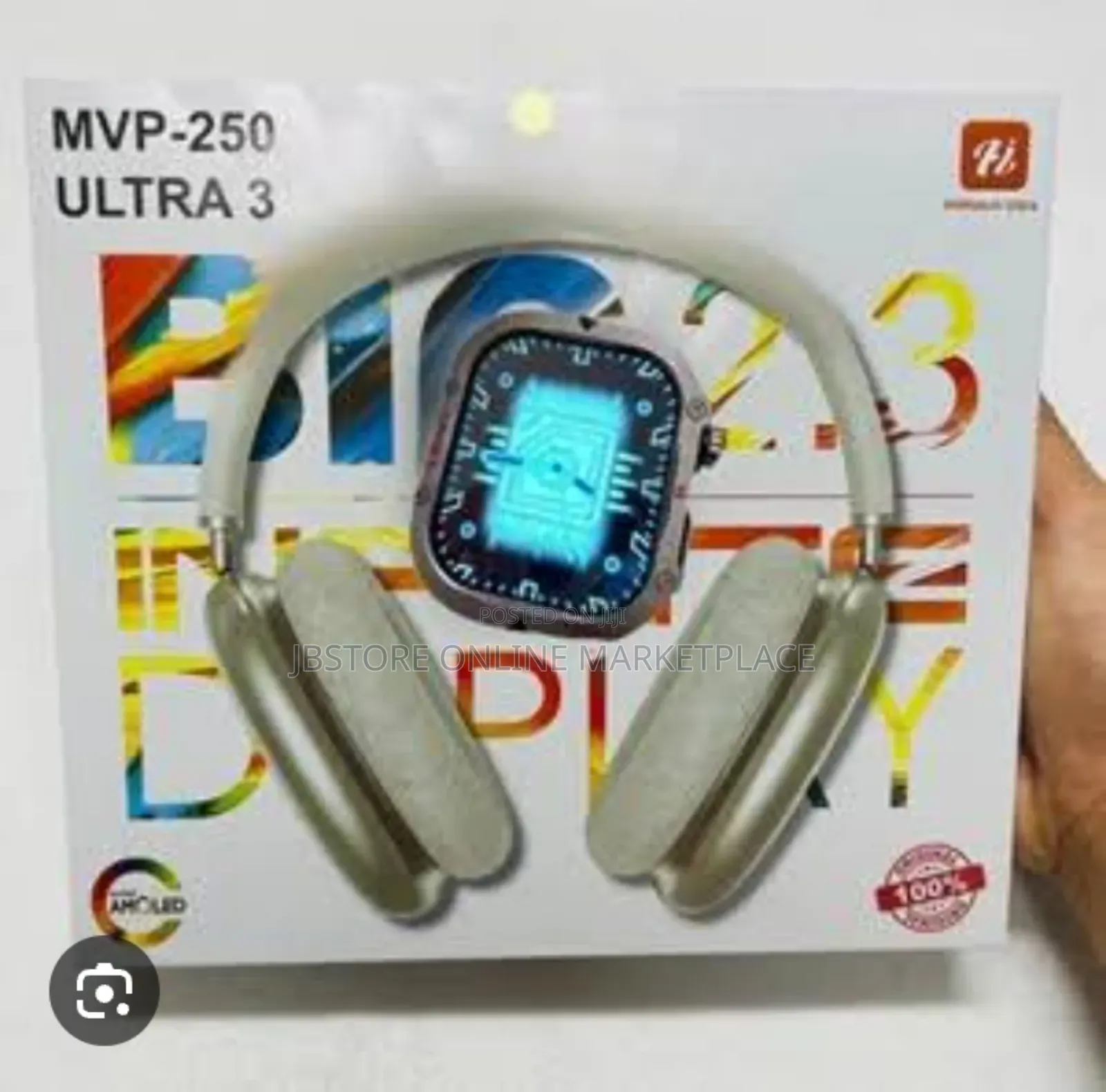 MVP-250 Ultra Smart Watch With Head Set