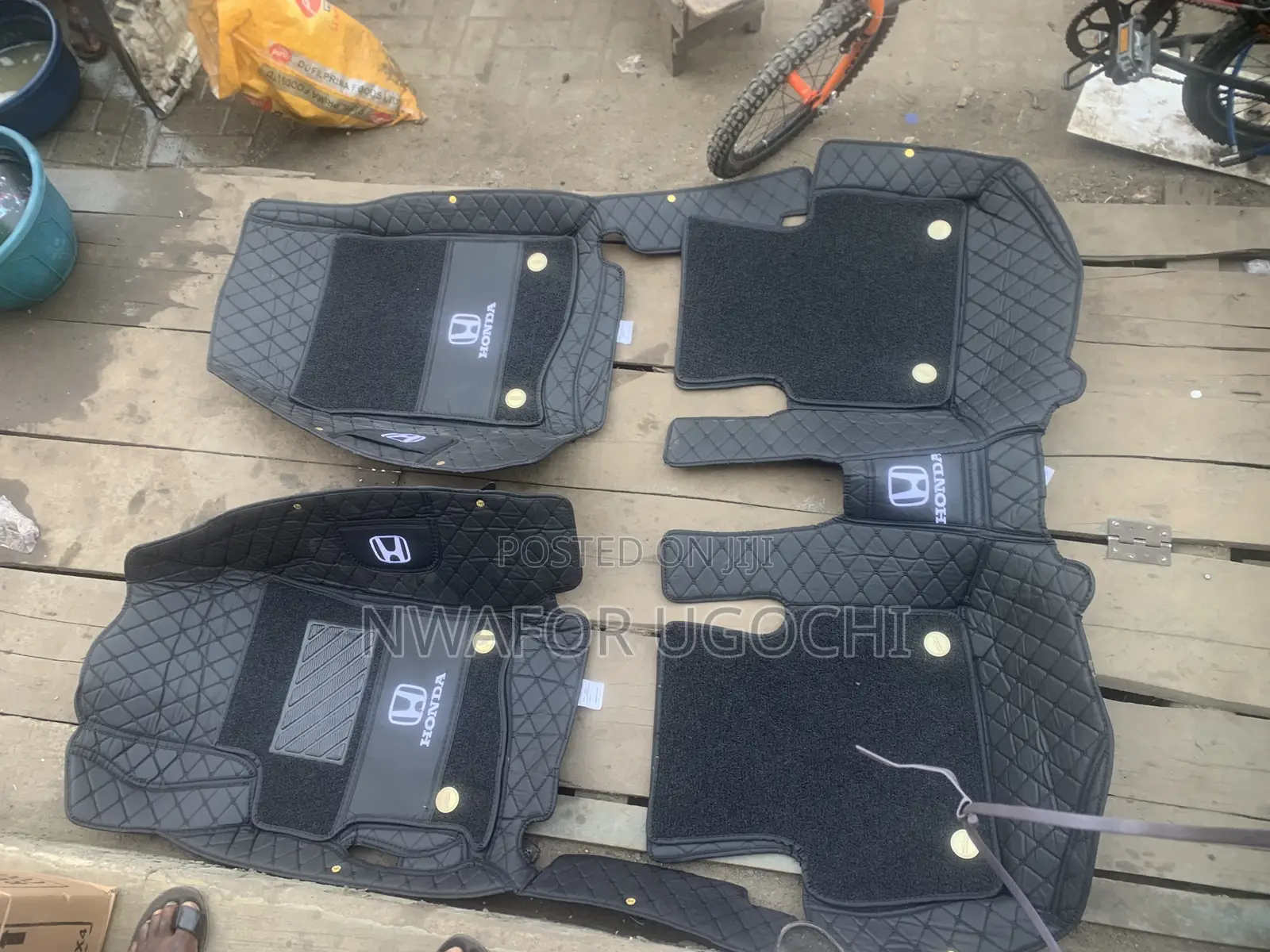 Leather Foot Mat Cover 2008-2014 Accord