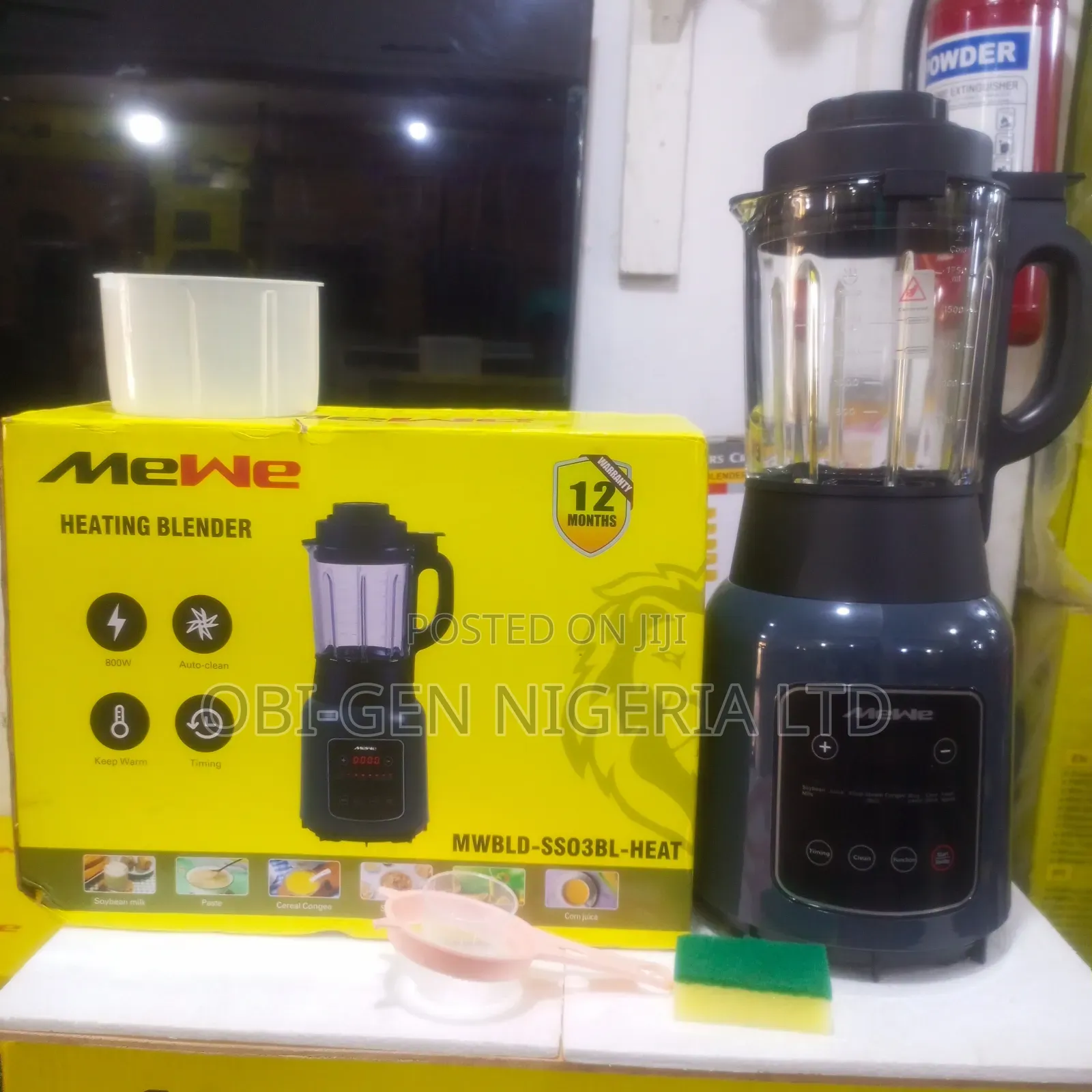 Mewe Heating Blender Mwbld-ss03bl-heat  Set