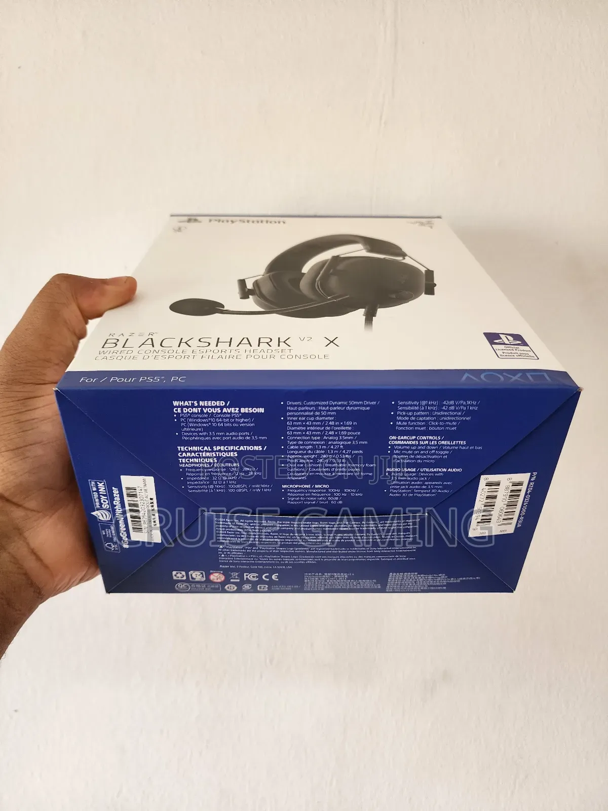 Razer Blackshark V2 X Wired Gaming Headset (New Pack)