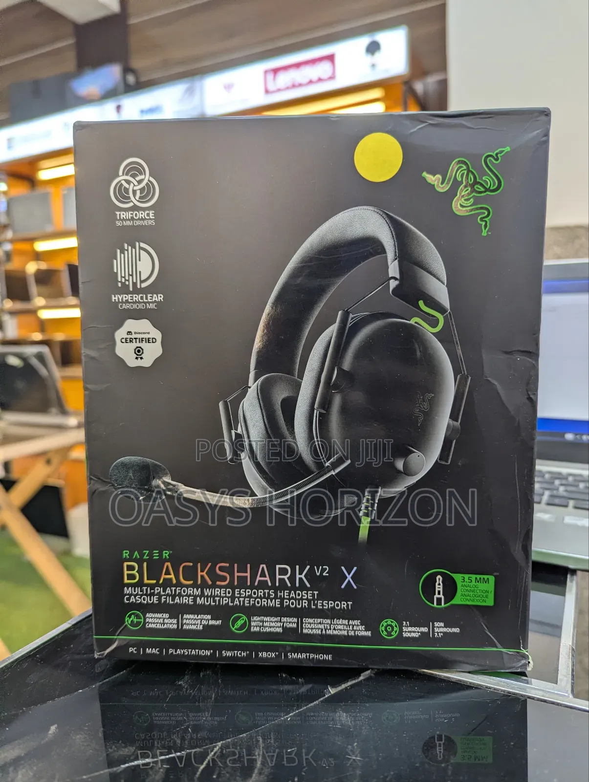 2024 Razer Blackshark V2 X Wired Gaming Headset