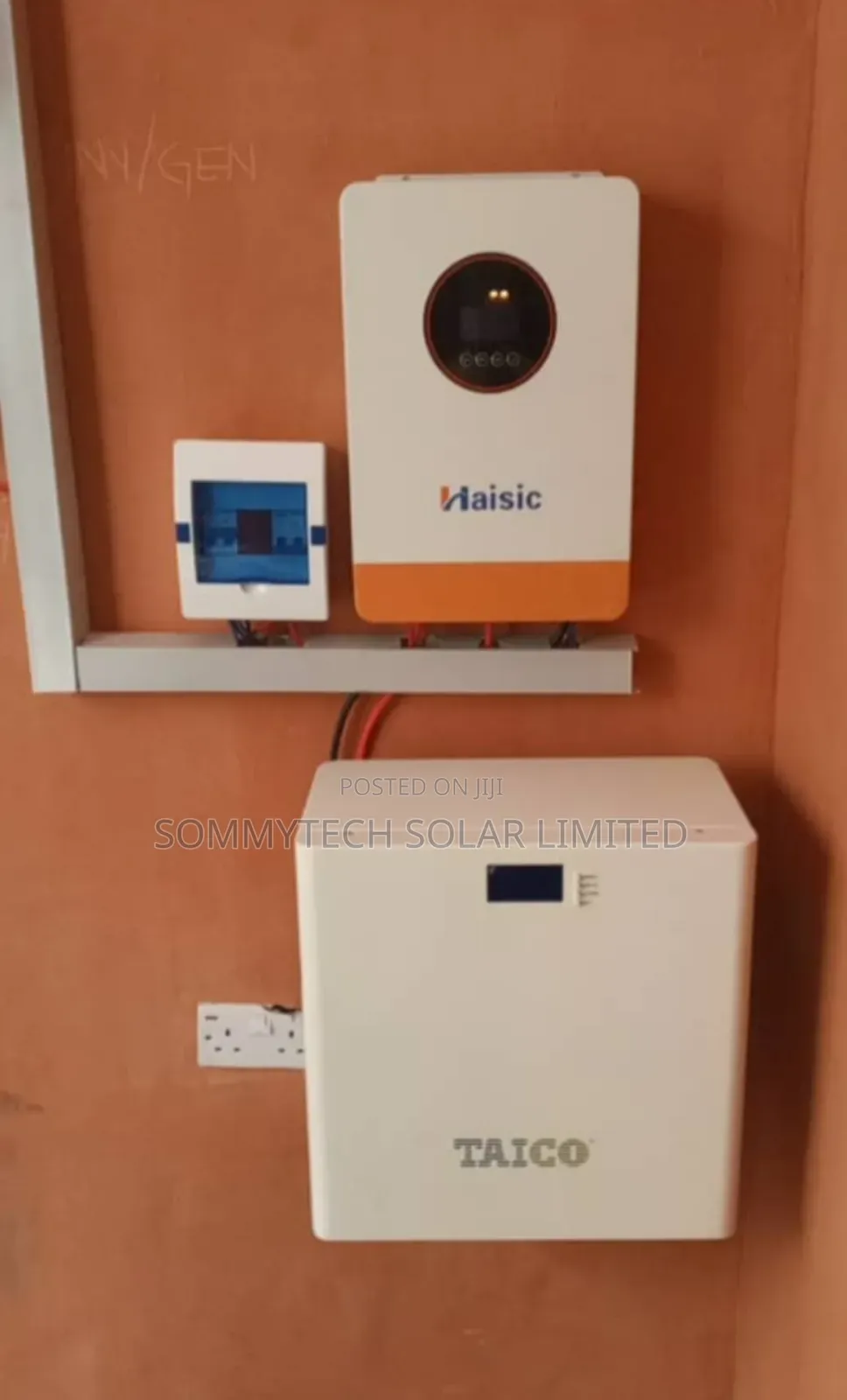 5kwh Luthiun Battery Haisic Inverter Set Up