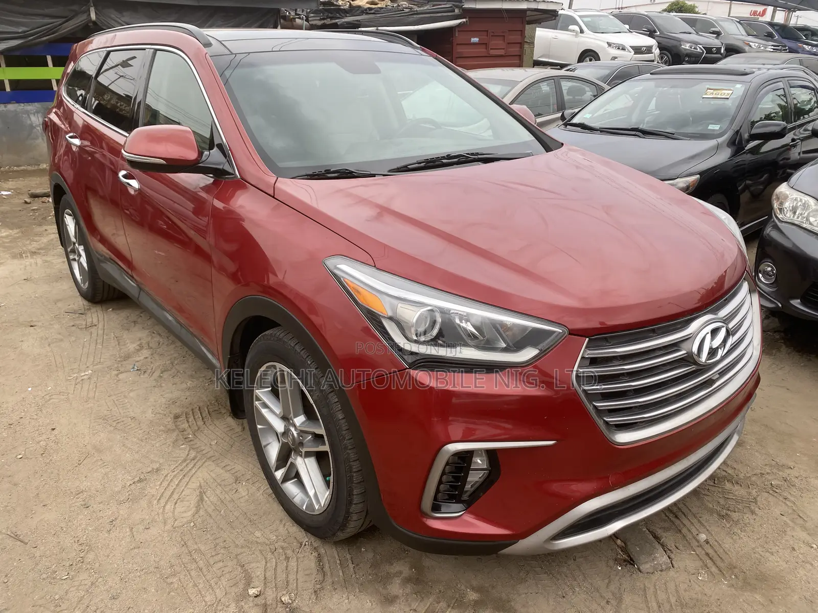 Hyundai Santa Fe SE Ultimate AWD 2018 Red