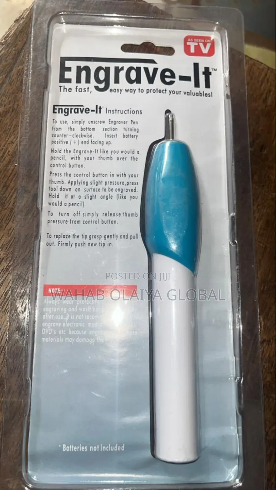 Engrave-It Electric Engraving Pen – Portable