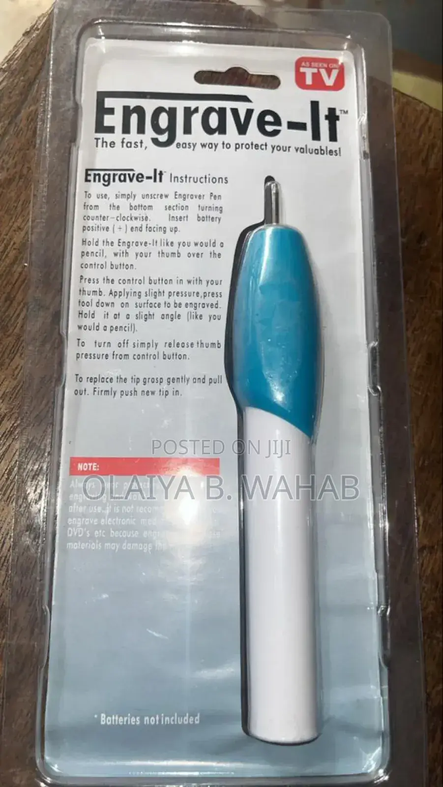 Engrave-It Electric Engraving Pen – Portable