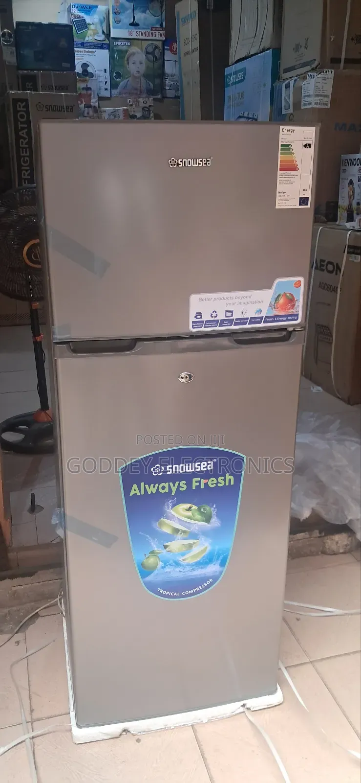 Snowsea Standing Fridge and Freezer 240litres 2 Years Warranty