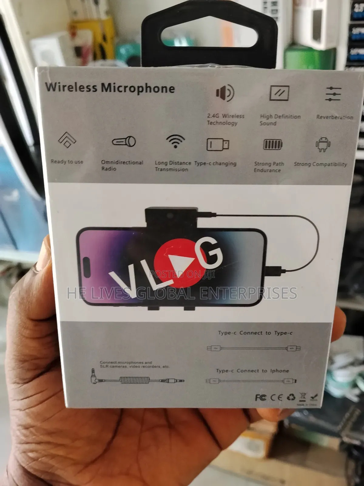 Vlog Microphone for Phone and Camera