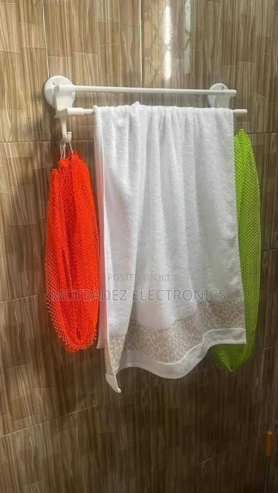 Double Rail/Pole Multipurpose Bathroom Towel Hanger