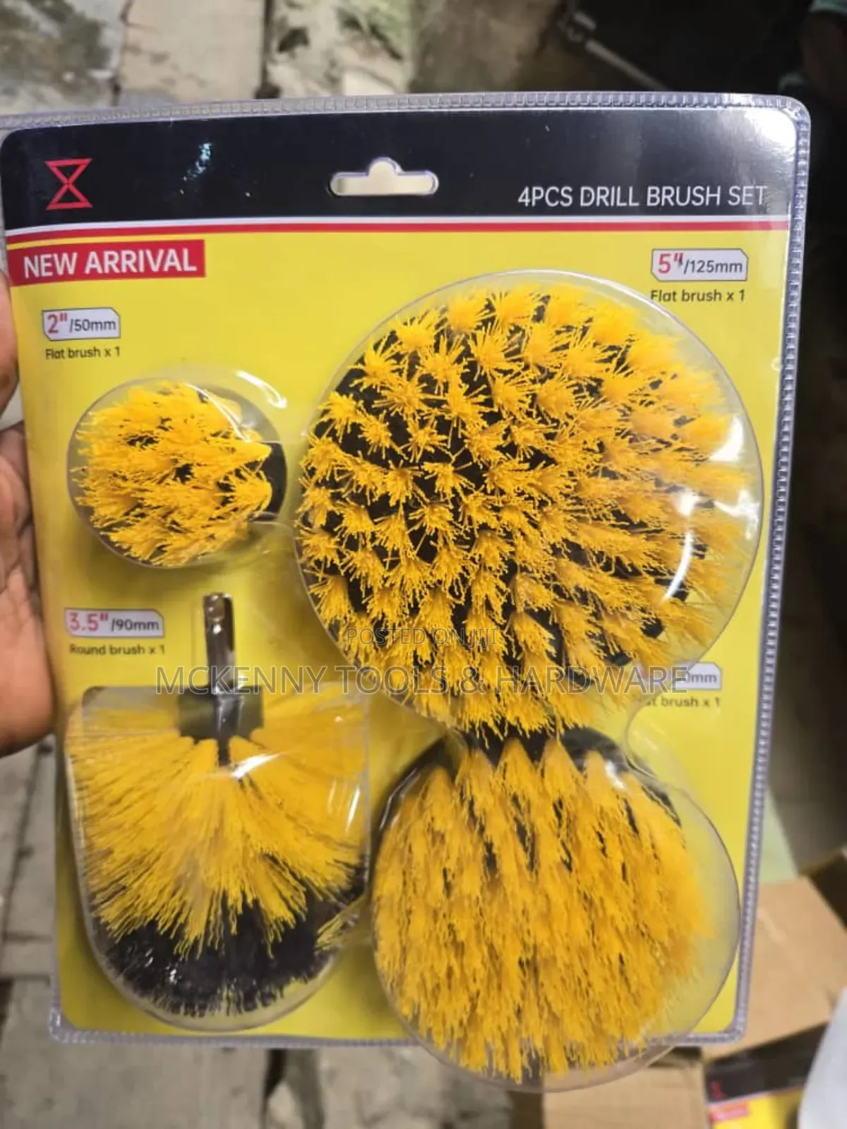 4pcs Drill Brush Set – Heavy Duty Cleaning Kit