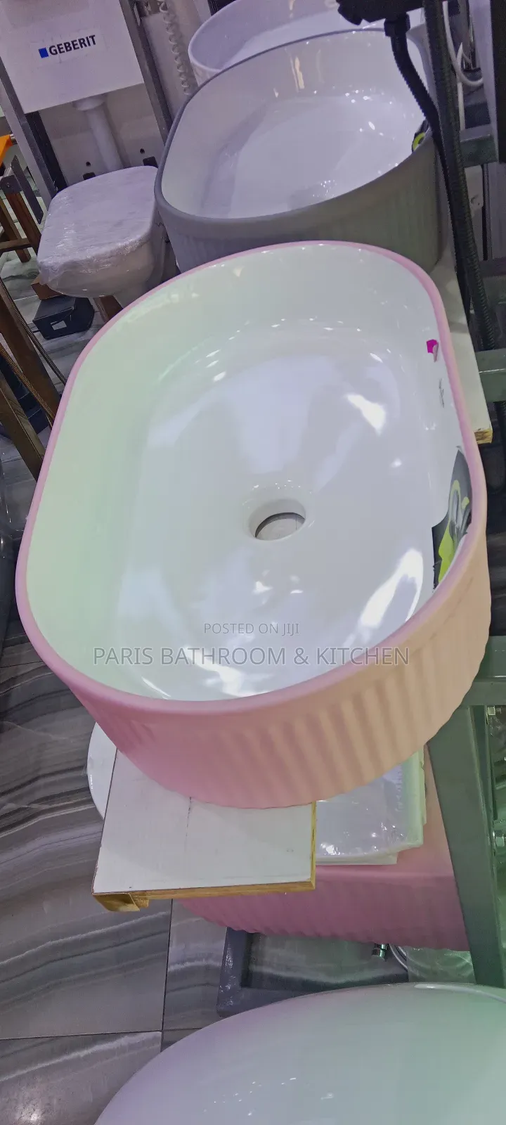Pink Washing Hand Basin