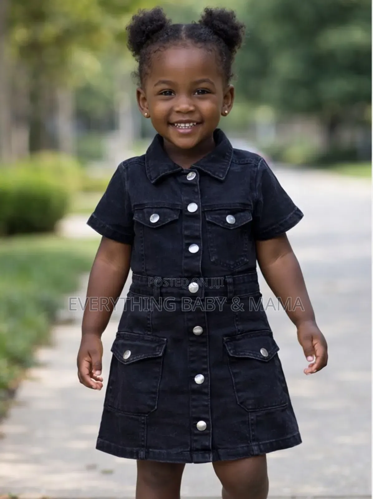 Girls Fashionable Jean Gowns