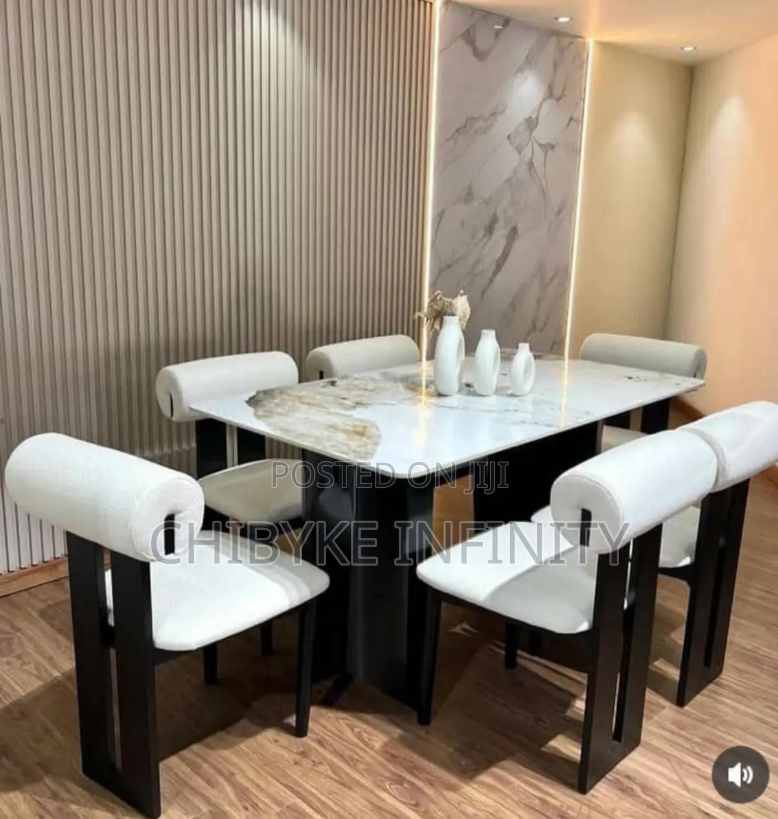 Brand New Imported Dining Table With Six Chains Available to Pick Up