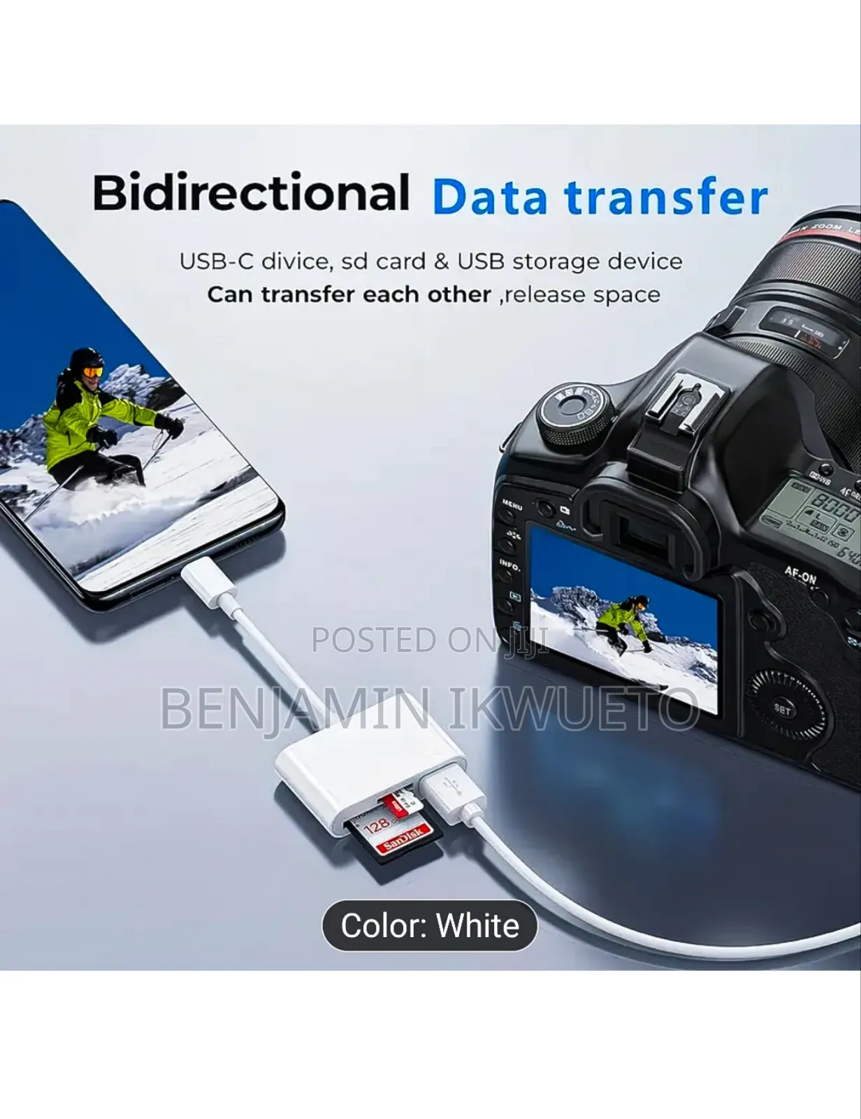 Otg Card Reader For Phones And Laptops