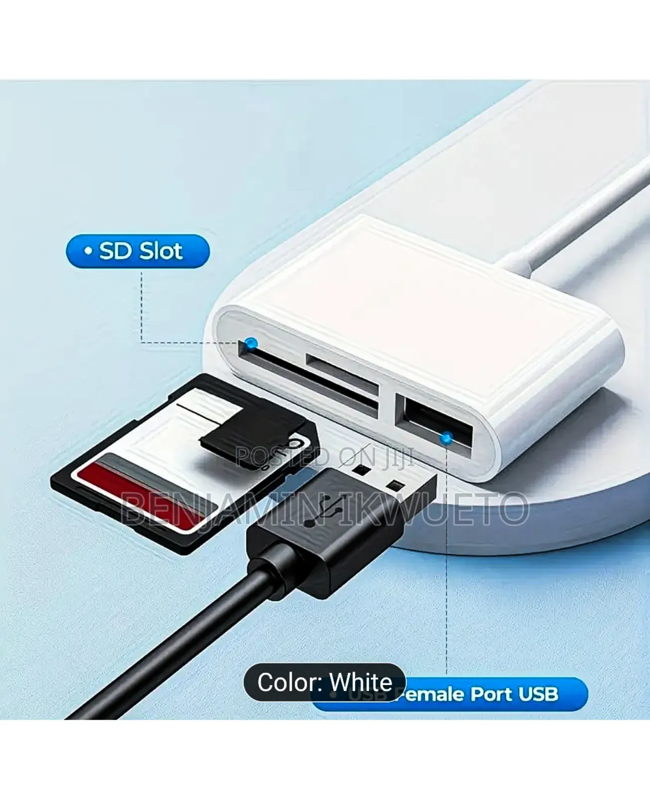 Otg Card Reader For Phones And Laptops