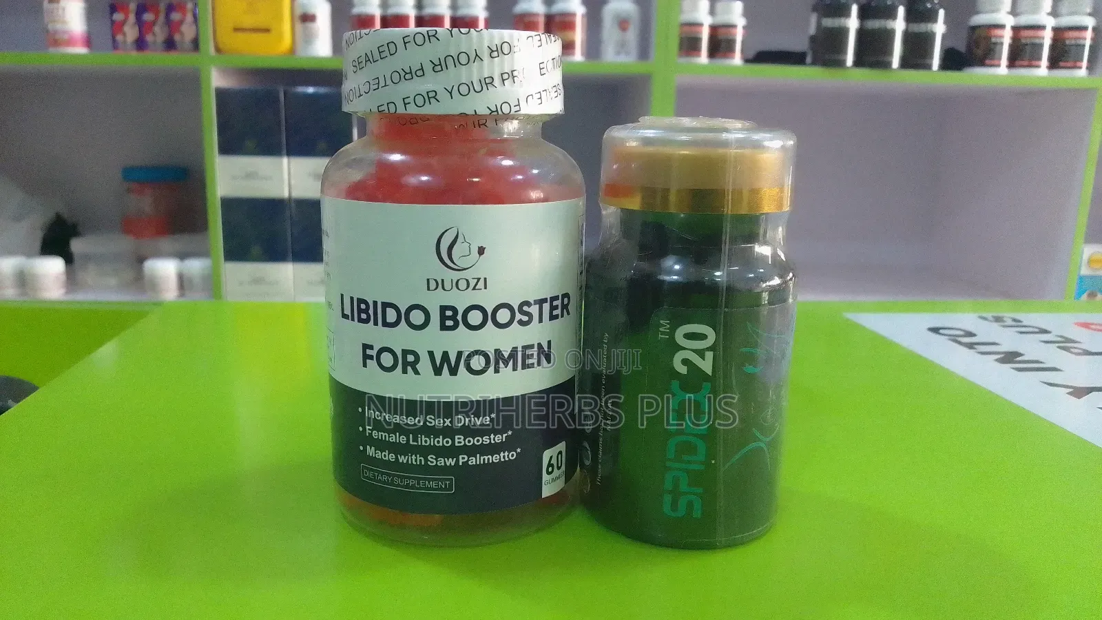 Spidex 20 + Libido Booster for Women Gummies: For Libido Boosting