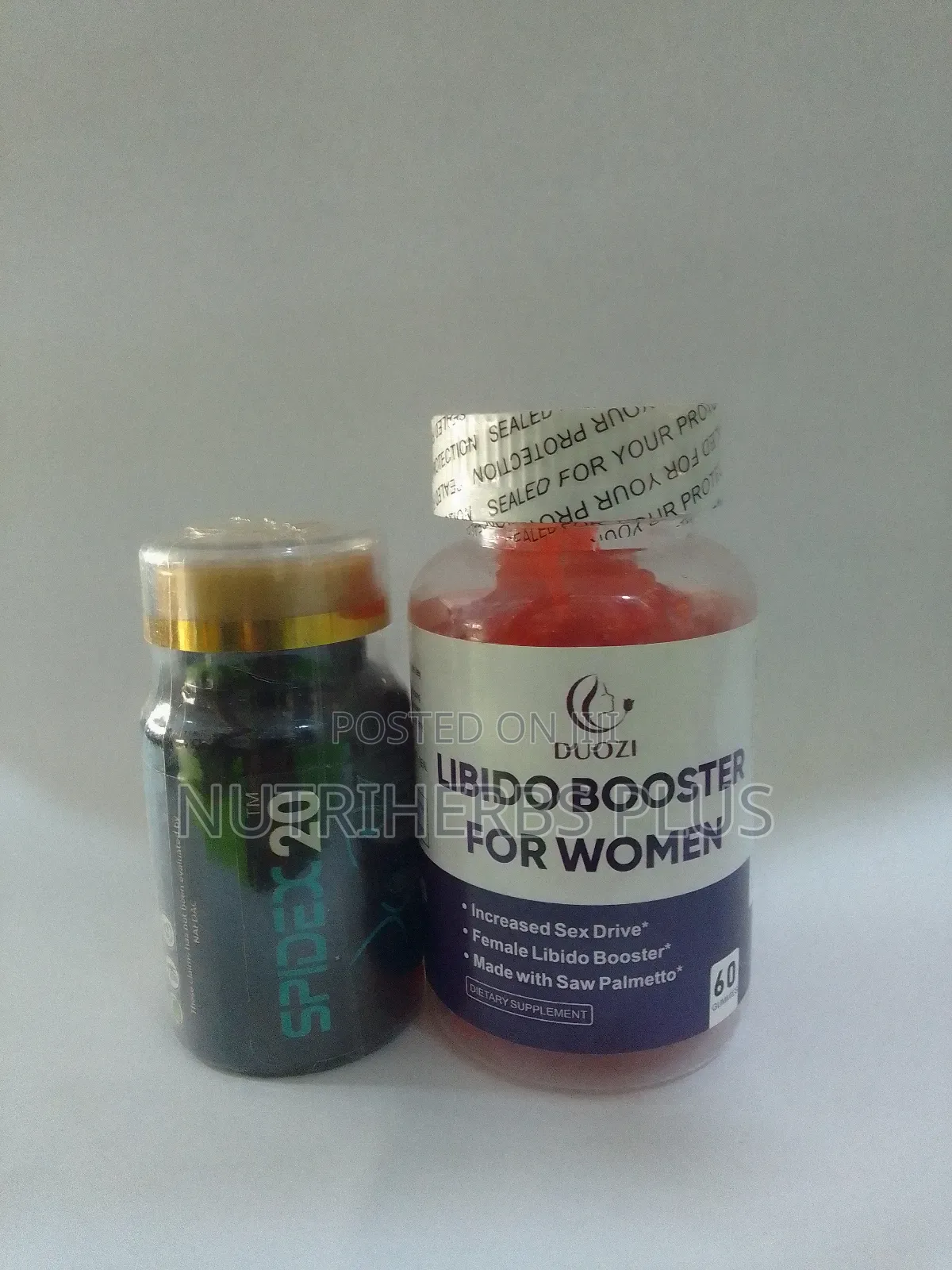 Spidex 20 + Libido Booster for Women Gummies: For Libido Boosting