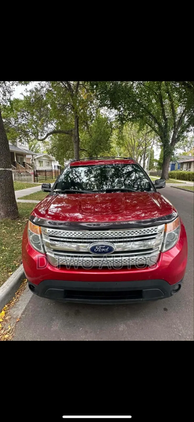Ford Explorer XLT 4dr FWD (2.0L 4cyl 6A) 2013 Red