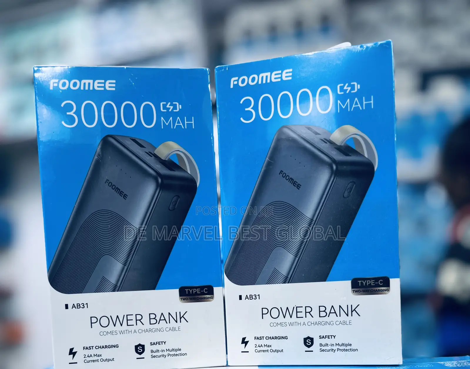 Foomee 30000mah Fast Charge-Ring
