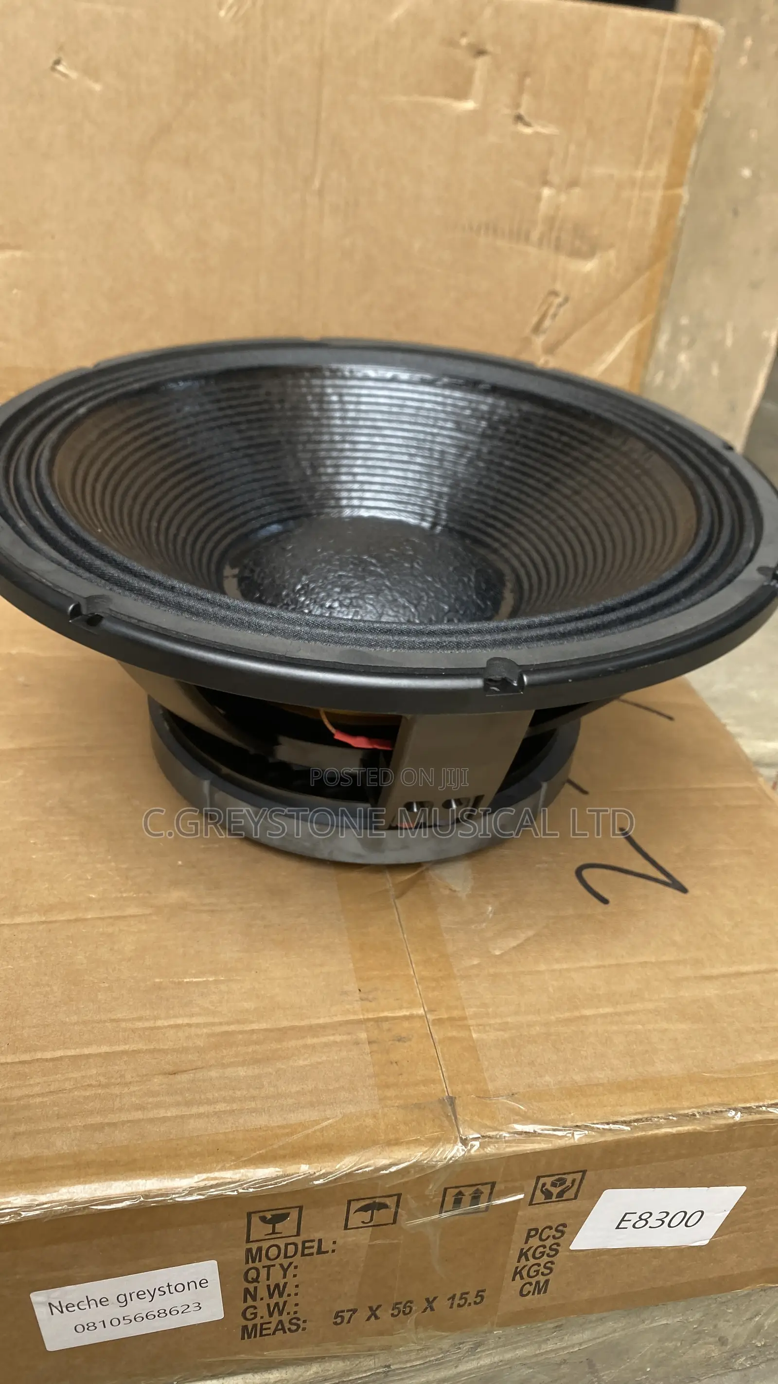 18inches Single Magnet 125coil Sub Speaker