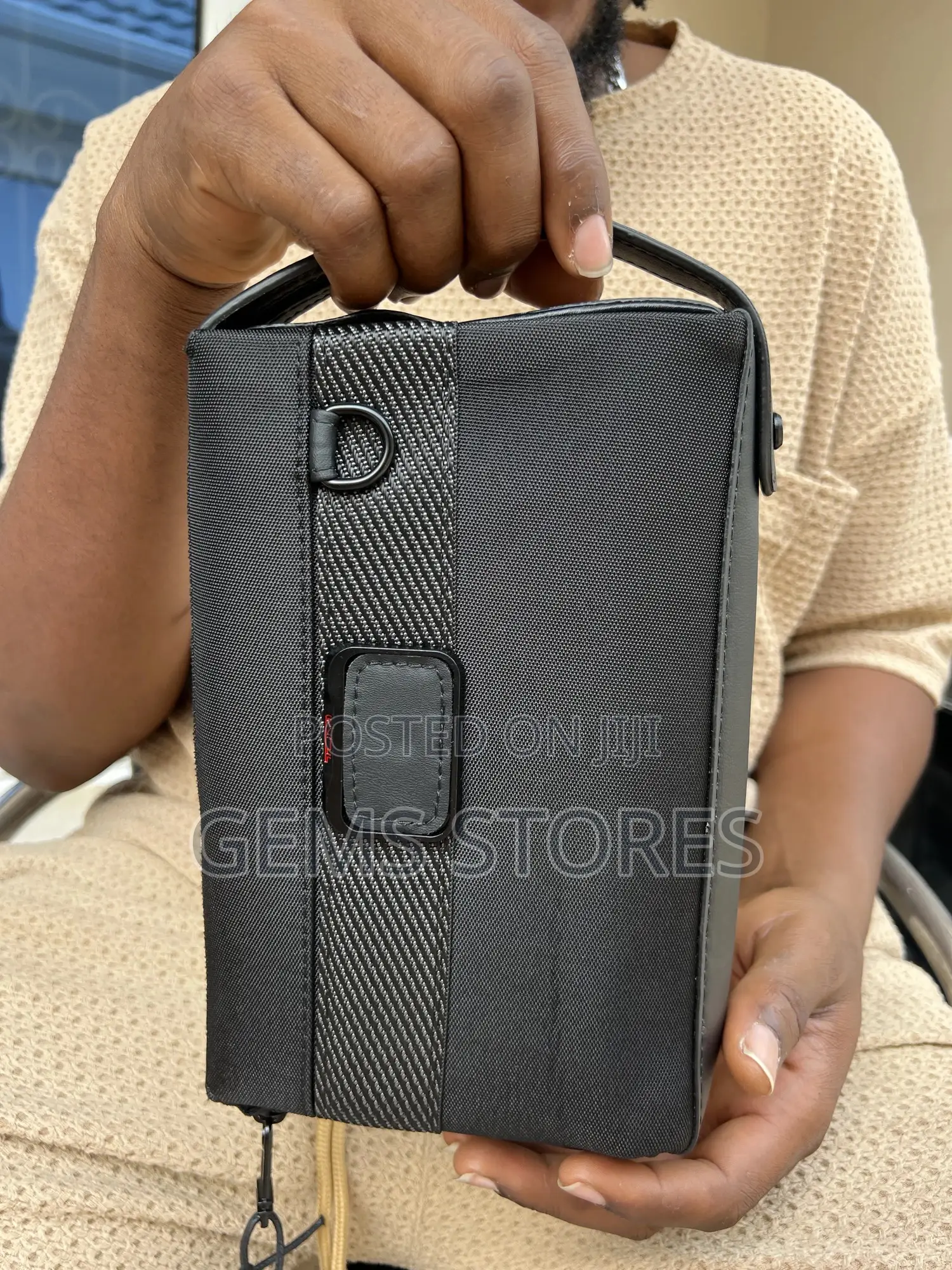 Tumi Alpha Bravo Style Men’S Tech Clutch Essentials Bag