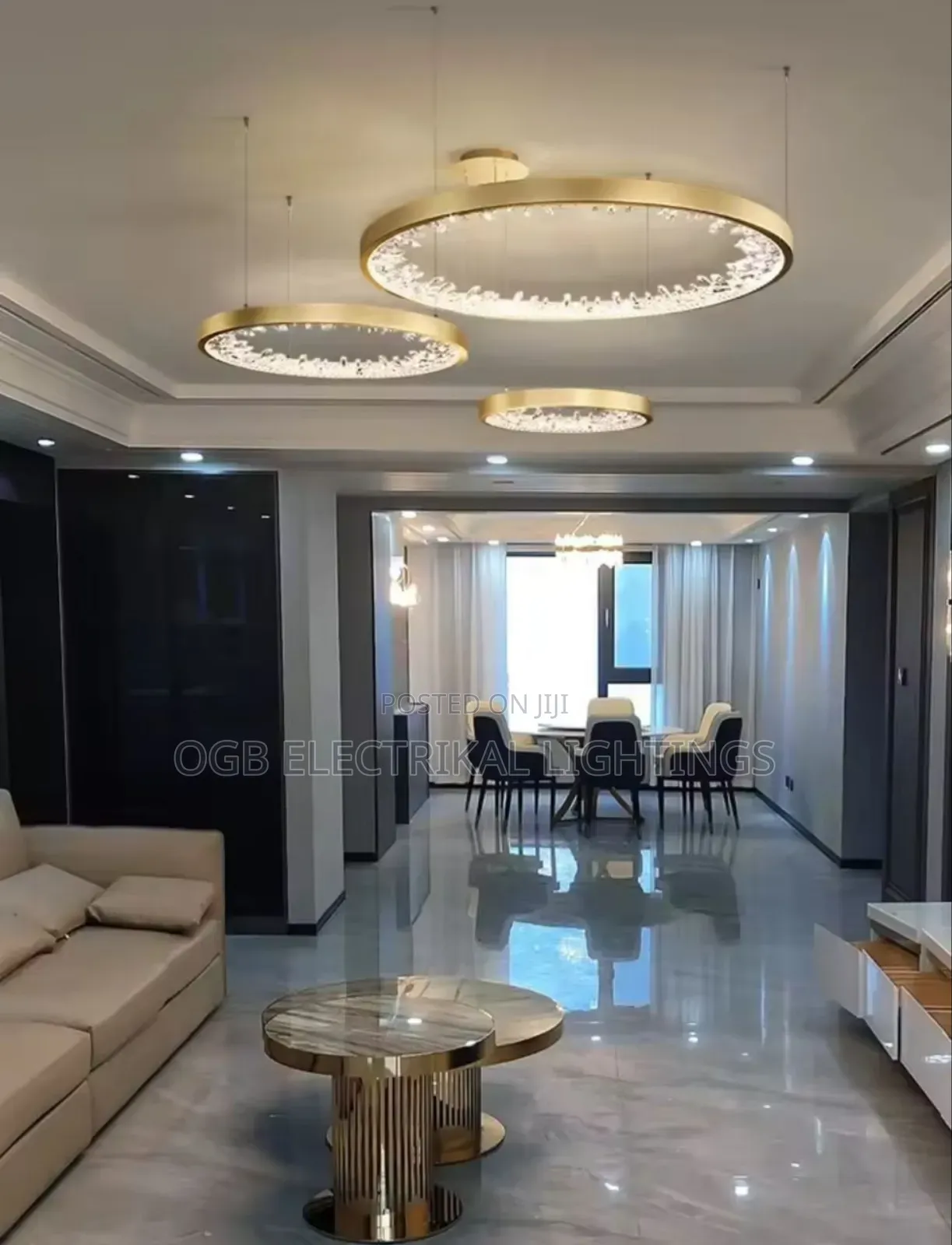 Round Ring Chandelier