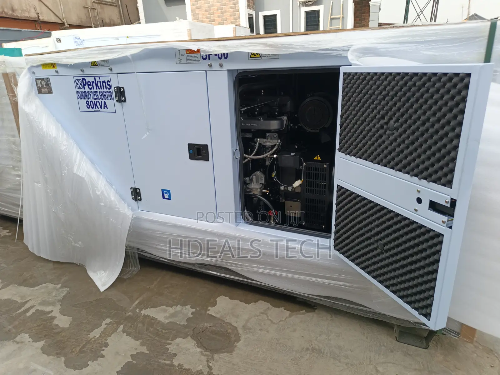 Perkins 80kva Industrial Soundproof Genset