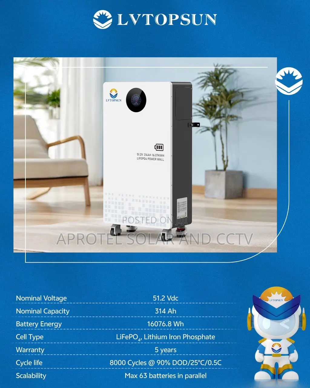 Lvtopsun 16kwh G3